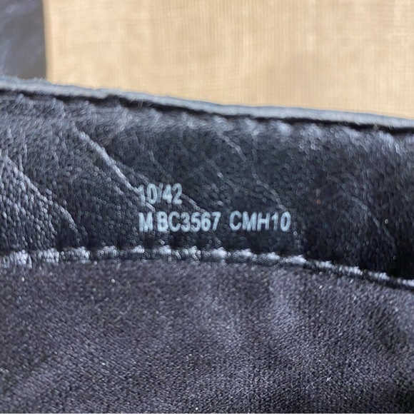 Born boots booties black buckle straps calf high leather women size 10 - Picture 8 of 11